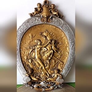 Antique XL Ceramic Chalk Wall Panel